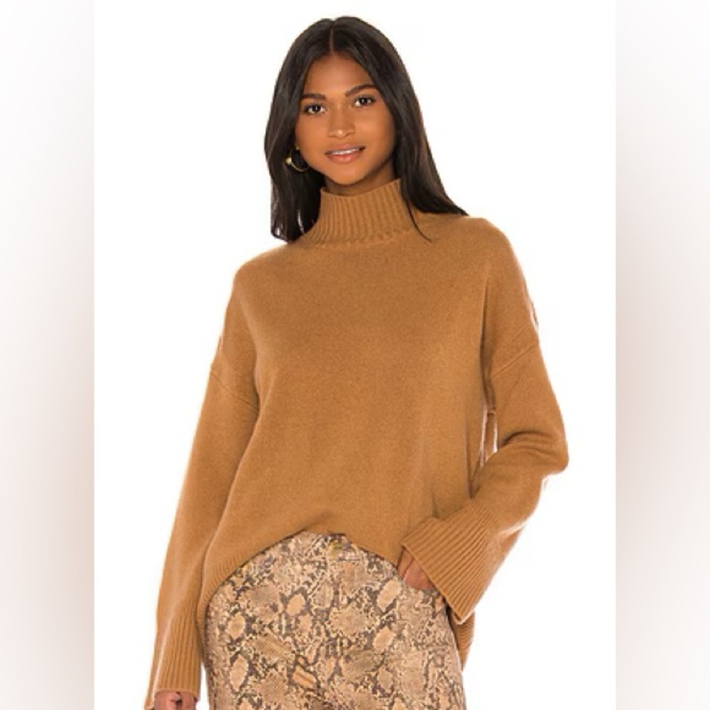 FRAME High Low Turtlenck Sweater